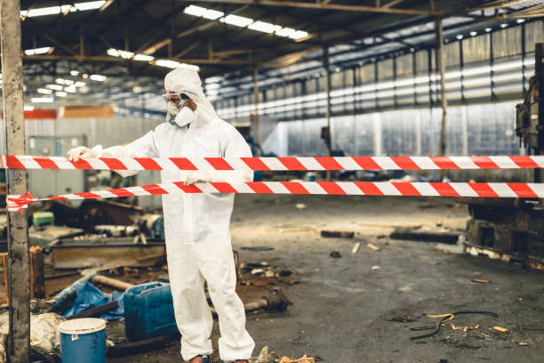 Professional Drug Lab Cleanup technician working in Represa, CA